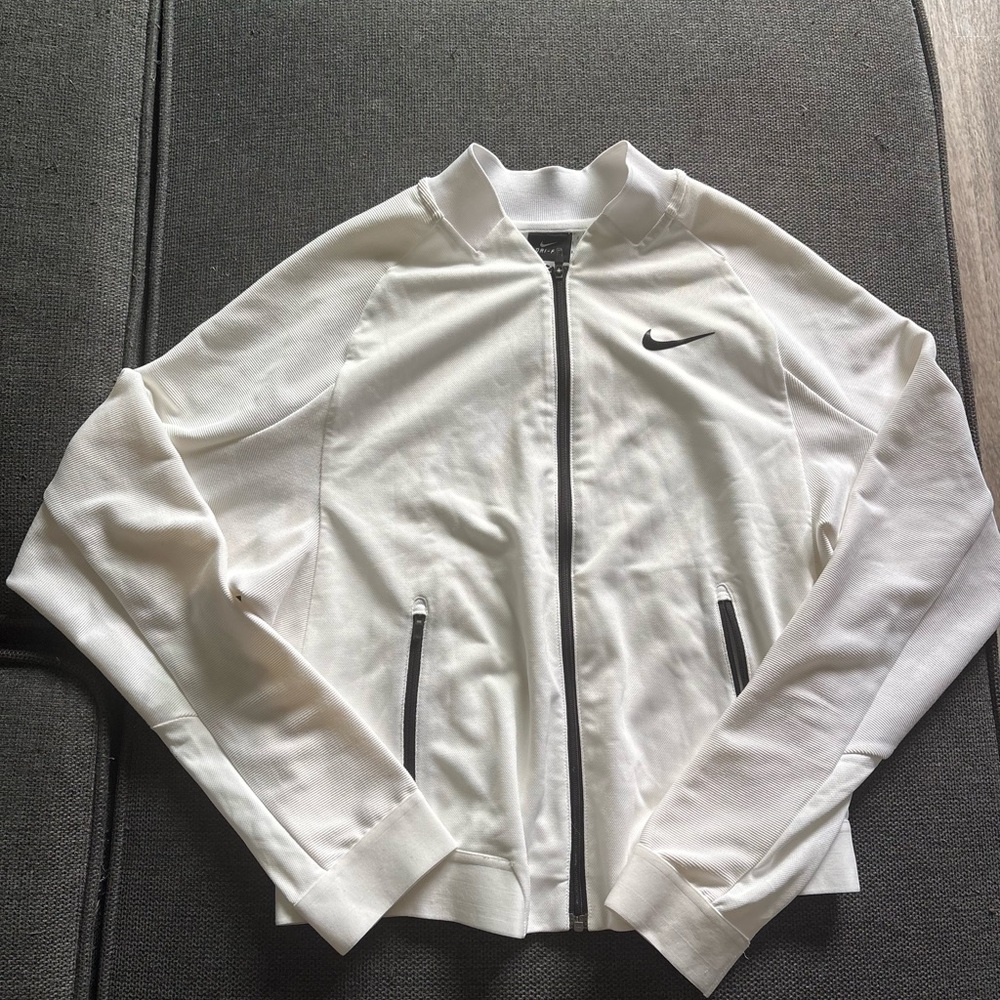 Nike Ivory Zip-Up Jacket
